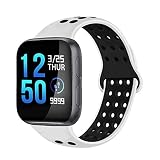 METEQI バンド Compatible For Apple Watch バンド, シリカゲ...
