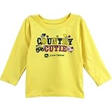 John Deere SHIRT ガールズ US サイズ: 12 Months カラー: イエロー