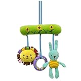 MagiDealかわいいぬいぐるみ赤ちゃんライオンRattlesベッドベビーカー音楽Hanging TeetherリングPlayおもちゃ