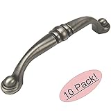 Cosmas 2322 asアンティークシルバーキャビネットハードウェアハンドルプル – 3 – 3 / 4 " ( 96 mm )穴中心 – 10パック
