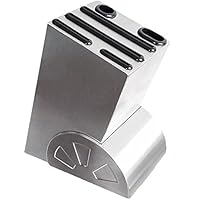 Nowest （ノウェスト） 包丁スタンド ナイフスタンド 重厚型 ステンレス 収納 (シルバー)