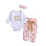 ラッシュダンスHelloかわいい赤ちゃんブティック世界Boys Girls 3個セット