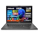 AIAcross 富士通 LIFEBOOK U938 13.3型 超軽量 薄型ノートPC Win 11 & Office 2019 Core i5 8GB SSD 256GB Webカメラ