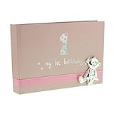 Girls My 1st Birthday Matt Baby Pink Photo Album By Haysom Interiors by Haysom Interiors