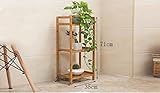 フラワーラック、ウッディーランディング屋内バルコニーリビングルーム折りたたみフラワーシェルフフラワーポットラック35CMロングウッドカラー ( サイズ さいず : #1 )