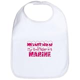 CafePress My Godfather is a Marine Bib - Cloud White by CafePress