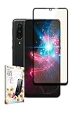 叶kanae カナエ AQUOS zero 5G basic DX 用 ガラスフィルム 強化ガラス 全面保護 保護フィルム フィルム ブルーライトカット SHG02 用 液晶保護フィルム 黒縁 1枚入り