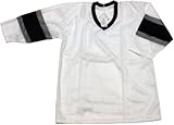 Boys Hockey Jersey Ccm Kingsホワイト/グレー/ブラック(ライト)ユースサイズL / XL