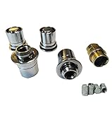 【エスティーエスミチコ】平面座 ナット トヨタ 日産 純正 ホイール 用 ギアロック 歯車型 ショート ロング (ギアロック 内歯車P1.5 4個セット)