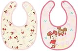 DISNEY・BABY ミニー 乳幼児 2Pスタイ ピンク 天竺×フライス A2C10