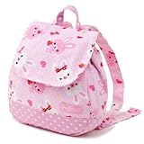 元気にお出かけベビーリュック　ハッピーうさちゃん仲良しうさちゃん（水玉ピンク）　1歳から ギフト 誕生日 出産祝い　B1603600　日本製