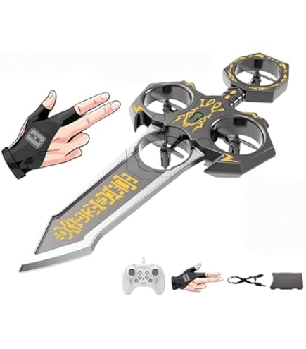 プライズ 雑貨 まとめ売り キーボード コントローラー ドローン フライパン Amazon.co.jp: Luulifeジェスチャー制御ドローン 光る飛行剣のおもちゃ