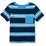 ザ・チルドレンズプレイス THE CHILDREN'S PLACE/ ショートスリーブストライプティ キャプテンネイビー トップス半袖Tシャツ 4歳【並行輸入】