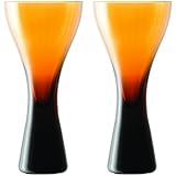 LSA (エルエスエー)G1054-04-835 VELVET(ベルベット) リキュールグラス 2個セット 100ml アンバー