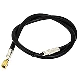 uxcell フレキシブルシャフト　クイックコネクタ　ロータリー研削盤　ブラック　チューブ　95cmの長さ