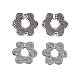 RMTIME ベビー よだれかけ 赤ちゃん ビブ スナップビブ 6重ガーゼ 綿100％Z 4枚セット 出産祝い　誕生日　プレゼント用 (パンダ2枚と丸点2枚)