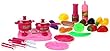 夢キッチンFun to Play Light up & Sound Toy Kitchen Playset w /食器、食品、パン、ライト、サウンド、蓋、&ストーブ