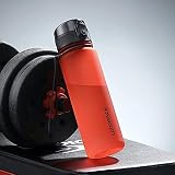 水筒 ポータブ スポーツウ 350ml 500ml 650ml 800ml 1000ml ォーター ボトル プラスチックウ ォーターボトル 大人 子ども アウトドア スポーツ 登山用 キャンプ ランニング ジム サイクリング（red-800ML）