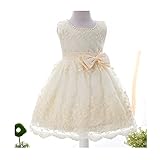 Candykids ベビードレス ベビーデイジー 結婚式 セレモニードレス フォーマルドレス 子供服 女の子 　　赤ちゃん お宮参り ティアードスカート　ベビードレス フォーマルドレス (80cm, 