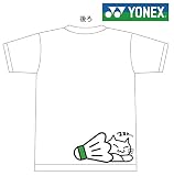 YONEX(ヨネックス) Tシャツ バドミントン【猫 お昼寝】【16400】【限定】 (ホワイト, M)