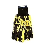 NCAA Michigan Wolverinesチームカラーカモユーティリティ手袋