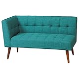 ケティル　アームソファ(右肘)　エメラルドブルー　KTLASREBL 　 【送料無料】(ソファー、リビングチェアー、椅子、イス、チェアー)