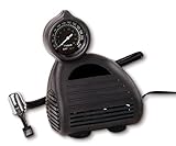 12v Air Compressor 250 PSI Automobile Tire Inflator with Pressure Gauge and 3 Nozzle Adapters [並行輸入品