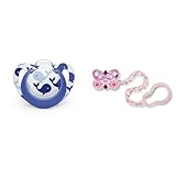 【セット買い】 NUK おしゃぶり NUK おしゃぶり・ジーニアス NUK おしゃぶり・ジーニアス2.0カラー/M/シリコーン/ホエールOCNK4020111 + NUK おしゃぶりホルダー/バタフラ