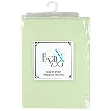 Kushies Baby Ben & Noa Bassinet Sheet Flannel Green Solid [並行輸入品]