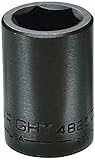 Wright Tool 4820 5/8-Inch - 1/2-Inch Drive 6-Point Standard Impact Socket [並行輸入品]