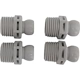 日機 クーラントシステム3/8 コネクター PT1/2 4個入 灰色 83036G