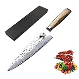 漁川 菜切包丁 VG-10ダマスカス和包丁 刃渡り170 67層家庭用包丁 高級材料VG10を使用した菜切包丁