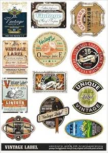 Amazon Neustadt オシャレ ビンテージ 看板風 ステッカー 2枚セット スーツケースなどに シール ステッカー おもちゃ