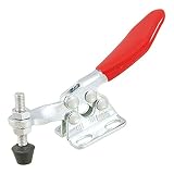Uxcell 201A 60-Pound Fixed Bar Flange Base Horizontal Toggle Clamp [並行輸入品]