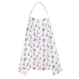Miracle Baby（ミラクル ベビー）授乳ケープ　ナーシング カバー Baby Nursing Covers コットン100%　1セット (ヨット)