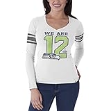 NFLシアトルシーホークスレディース" We are 12 " Homerun長袖Tee M ホワイト