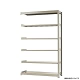 中量棚300kg 連結 幅150×奥行60×高さ240cm 6段 ニューアイボリー 300kg/段