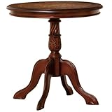 クロシオ マルシェ テーブル ブラウン 幅60cm奥行60cm高さ60cm アンティーク調 完成品