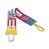 Ulubulu Universal Pacifier Clip, Patriotic by Ulubulu [並行輸入品]