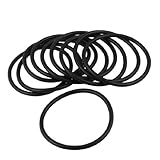 uxcell オイルシール O リング　 3mm x 50mm　ニトリルゴム素材　　10枚入り