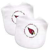 Baby Fanatic Team Color Bibs, Arizona Cardinals, 2-Count by Baby Fanatic [並行輸入品]