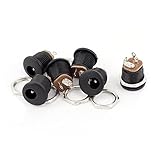 SODIAL 6ｘDC-005パネルマウント　DC電源メスソケットコネクタ　5.5mmx2.1mm