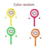 Baby Cartoon Smile Face Hand Drums Shake Rattleおもちゃ子供おもちゃギフト