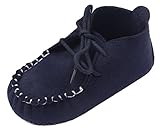 C-Princessベビー ファーストシューズ スニーカー ローファー 歩行靴 子供用 キッズ 赤ちゃん 新生児 女の子 男の子 出産お祝い (12cm, 1ネイビー)