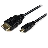 StarTech.com ディスプレイ変換ケーブル/Micro HDMI - HDMI 1.4/1.8m/ブラック