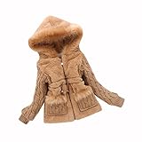 (プタス)Putars ベビー服 子供服 コート 女の子 冬服 ニット フェイクファー 裏起毛 防寒 三色 可愛い 秋 冬 旅行 記念日 プレゼント 12ヶ月-4歳