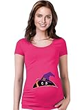 TeeStars – ハロウィン妊娠コスチュームPeek A Boo Baby Funnyマタニティシャツ US サイズ: M