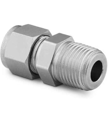 Amazon.co.jp: Swagelok SS-400-1-4 ステンレススチールチューブ継手
