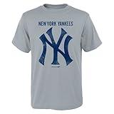 MLBニューヨークヤンキースBigロゴT（ネイビー）、XL