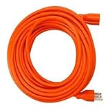 Master Electrician 02308ME 16/3 Vinyl Outdoor/Indoor Extension Cord, Orange, 50-Feet [並行輸入品]